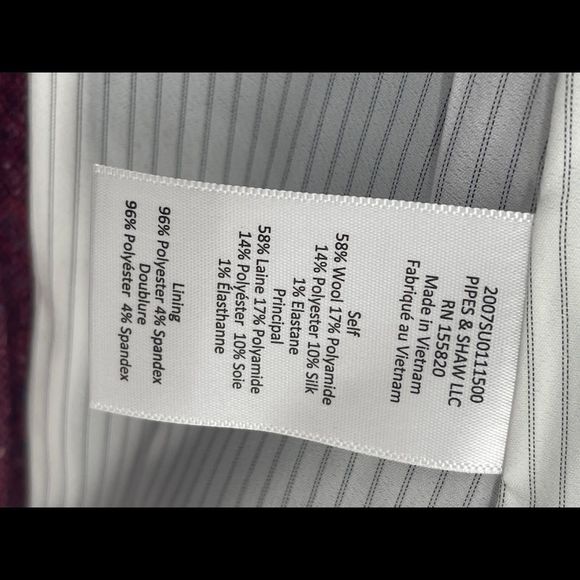 New Veronica Beard I Am Dickey Jacket Blazer Berry Red Pink Size 0 Wool Blend - Picture 7 of 15